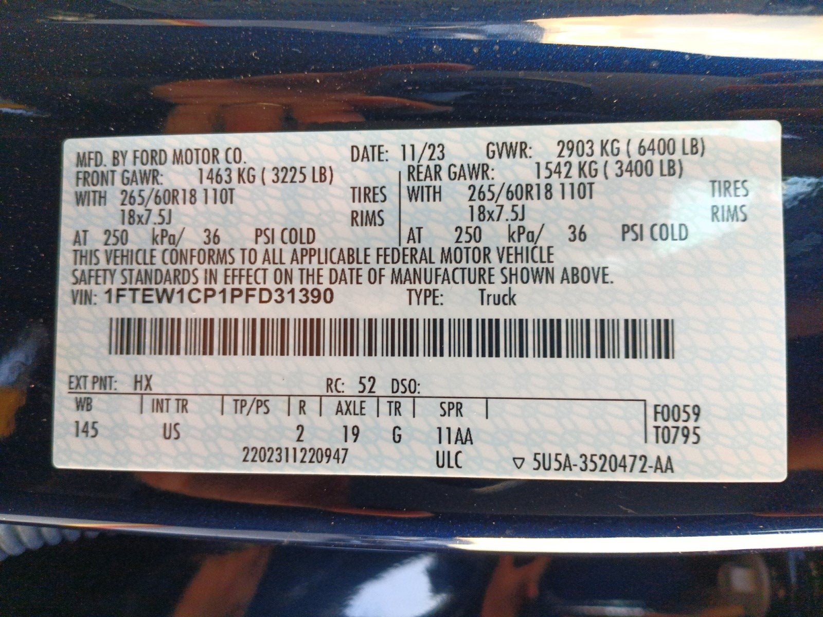 2023 Ford F-150 Lariat