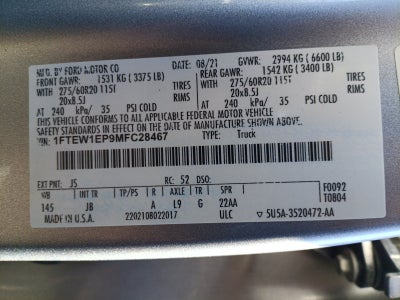 2021 Ford F-150 XL