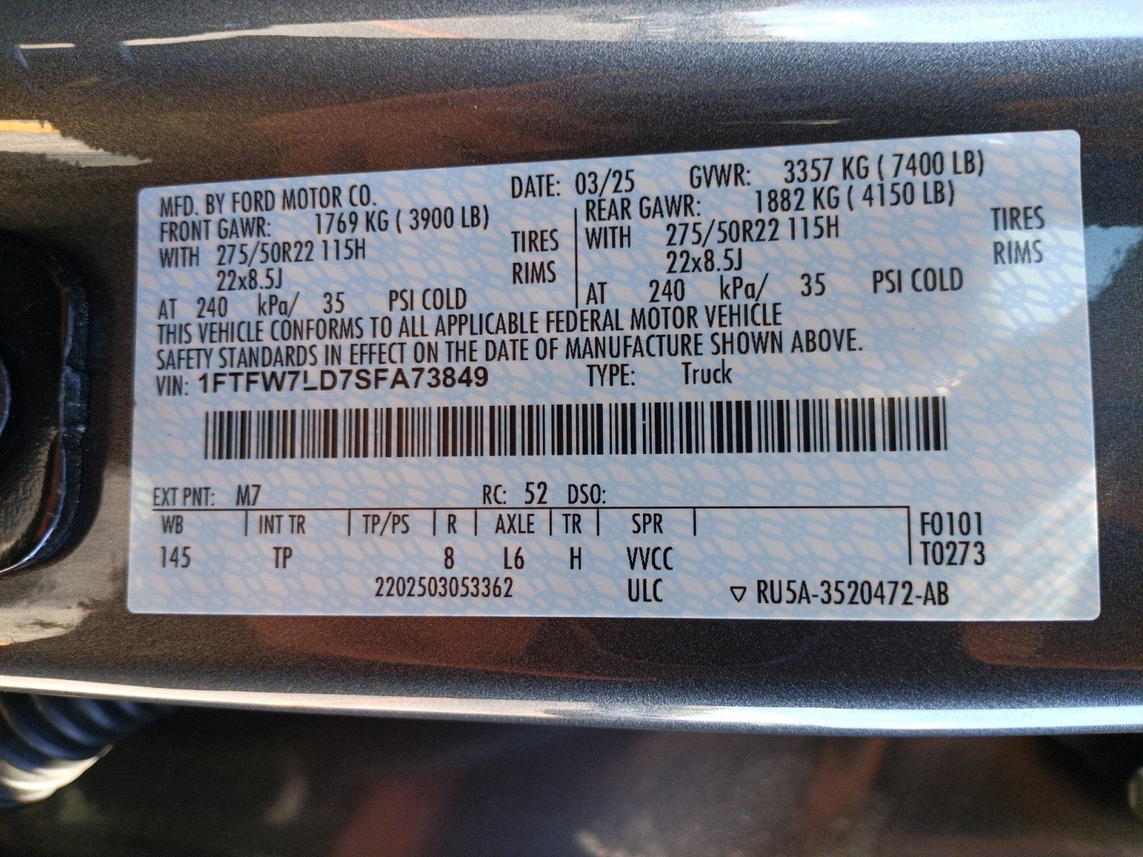 2025 Ford F-150 Platinum