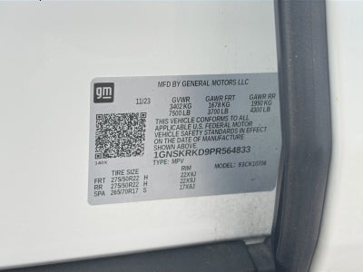 2023 Chevrolet Tahoe RST