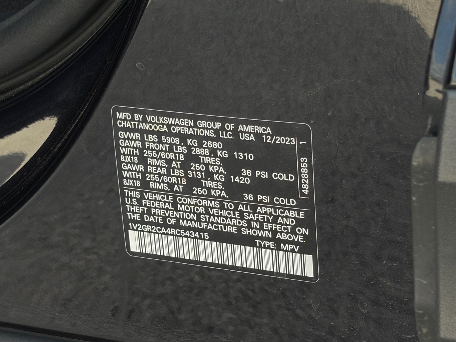 2024 Volkswagen Atlas 2.0T Peak Edition SEL