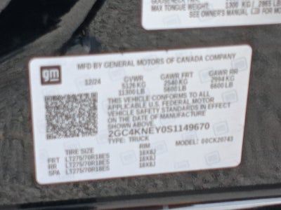 2025 Chevrolet Silverado 2500HD LT