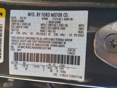 2025 Ford Bronco Sport Outer Banks